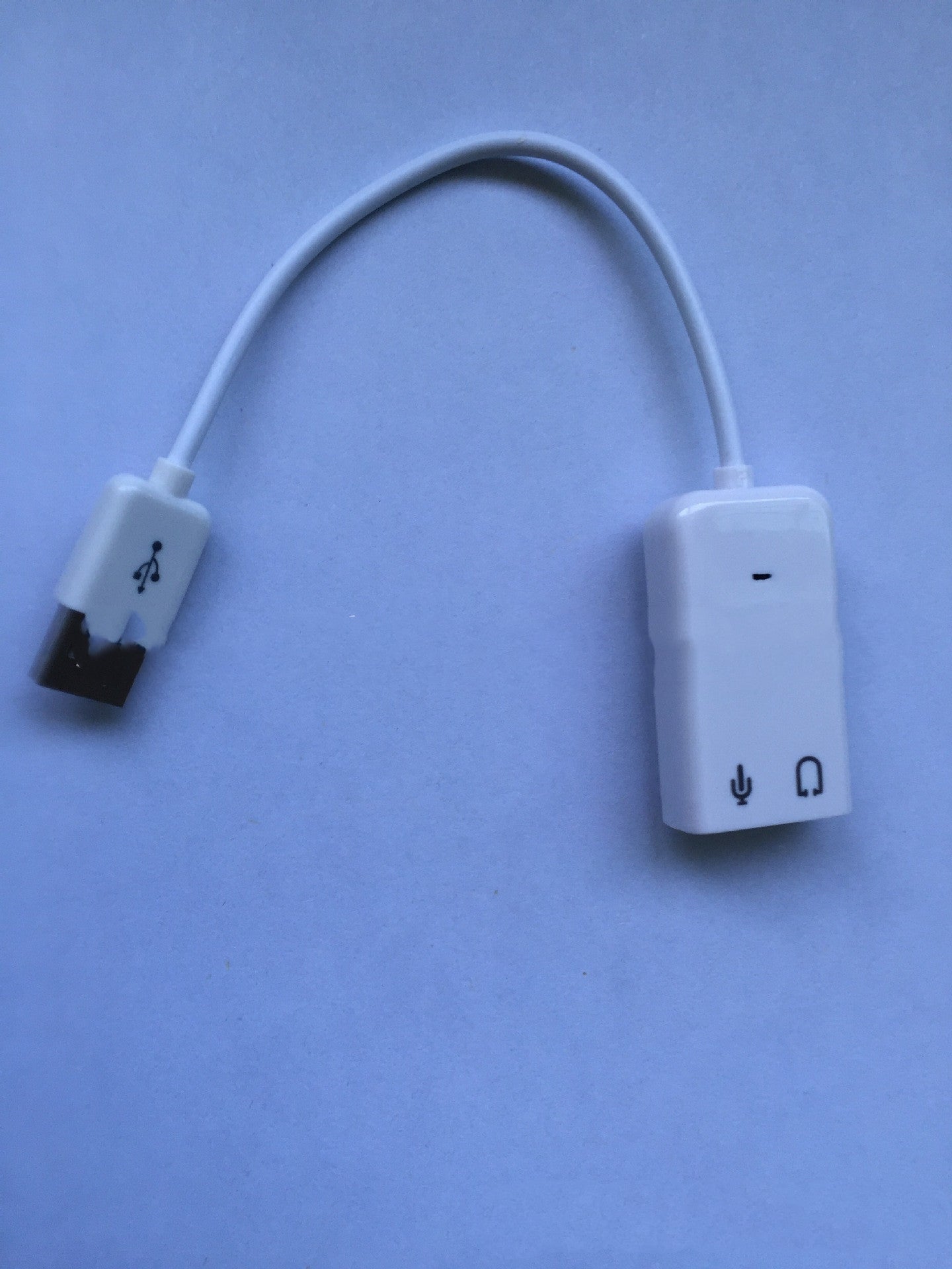 Usb Plastic Sound Card With Cable