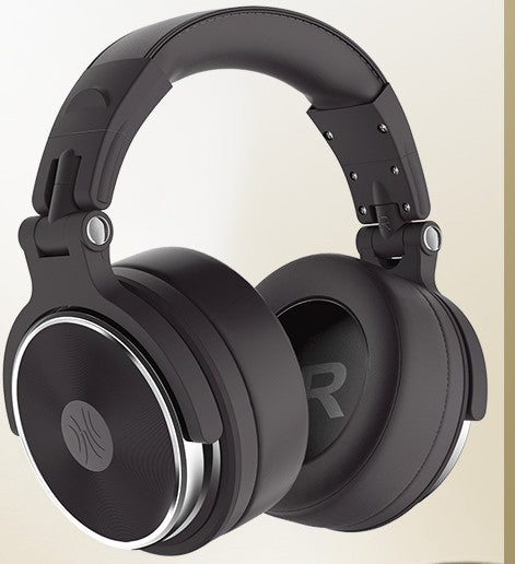 Headphones With Head Mounted Wired Sound Card Monitor