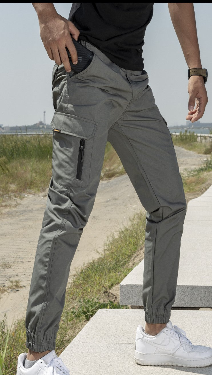 Camouflage cargo casual pants