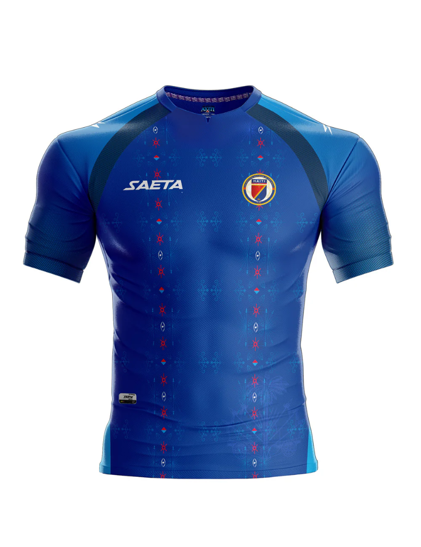 Camiseta Oficial Selección De Haití Azul