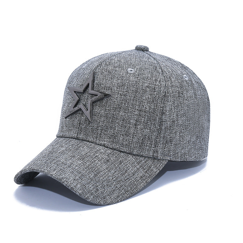 Korean Style Fashion Patch Baseball Hat Men